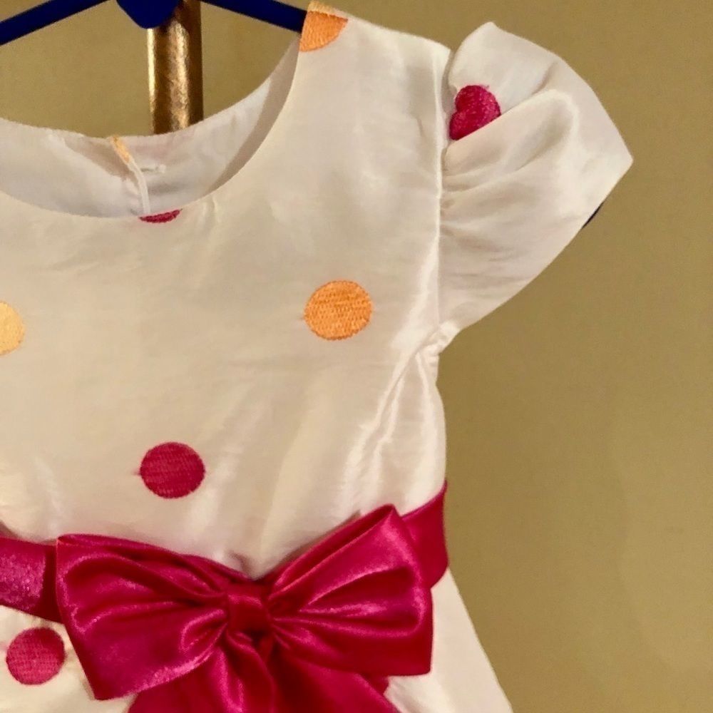 Jona Michelle polka dot dress 3T - Picture 4 of 6